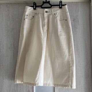 ホワイトスカート【アーバンリサーチ】(ひざ丈スカート)