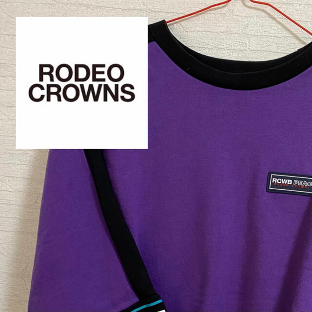 RODEO CROWNS(ロデオクラウンズ)のRODEO CROWNS スエット パープル レディースのトップス(トレーナー/スウェット)の商品写真