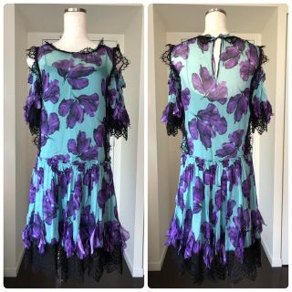 アルベルタフェレッティ(ALBERTA FERRETTI)の【SALE】ALBERTA FERRETTI  オープンショルダー ワンピース(ひざ丈ワンピース)