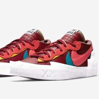 ナイキ(NIKE)のsacai × KAWS × Nike Blazer Low team red(スニーカー)