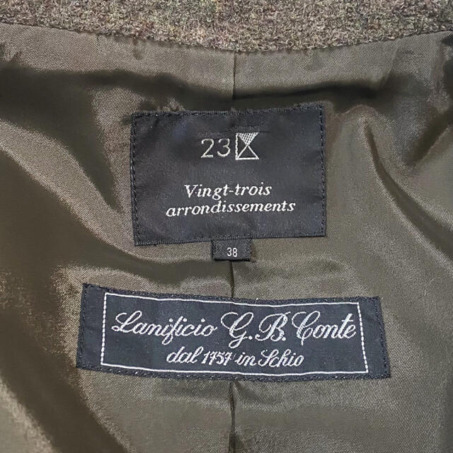 23区 自由区 オンワード樫山ダブルブレストジャケット サイズ38(M) 美品