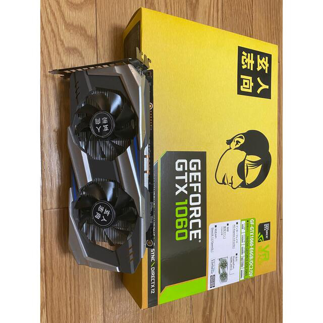 お値引きいたしました。Geforce GTX1060 6G 玄人志向「非LHR」