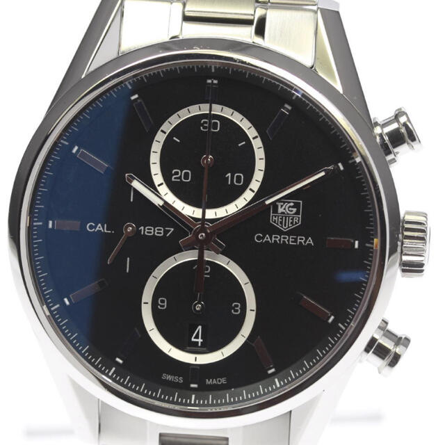 ☆ジャンク 【TAG HEUER】タグホイヤー カレラ CAL.1887 クロノグラフ CAR2110 自動巻き メンズ_708523