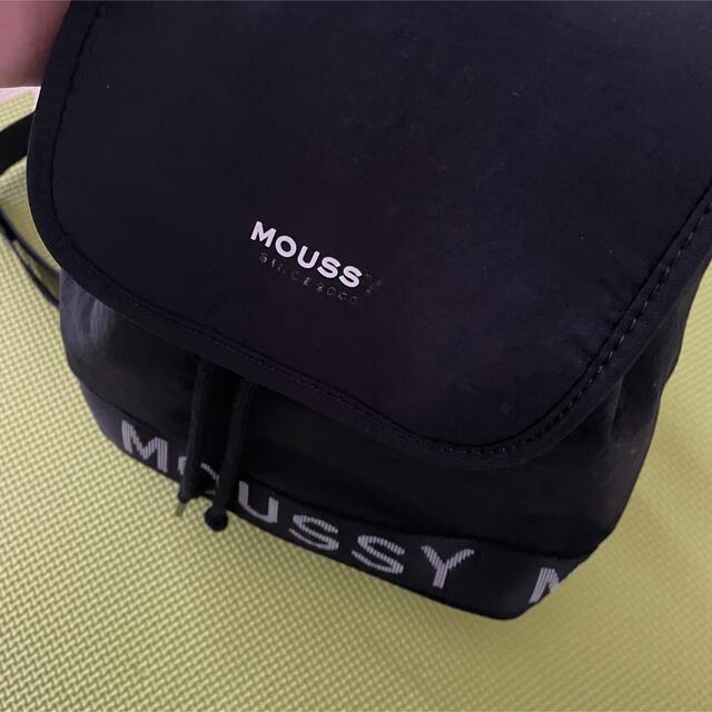 moussy(マウジー)のmoussy マウジー リュック バッグパック レディースのバッグ(リュック/バックパック)の商品写真