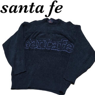 サンタフェ(Santafe)の【入手困難】サンタフェ ビッグロゴ 両面刺繍 ウールニットセーター(ニット/セーター)