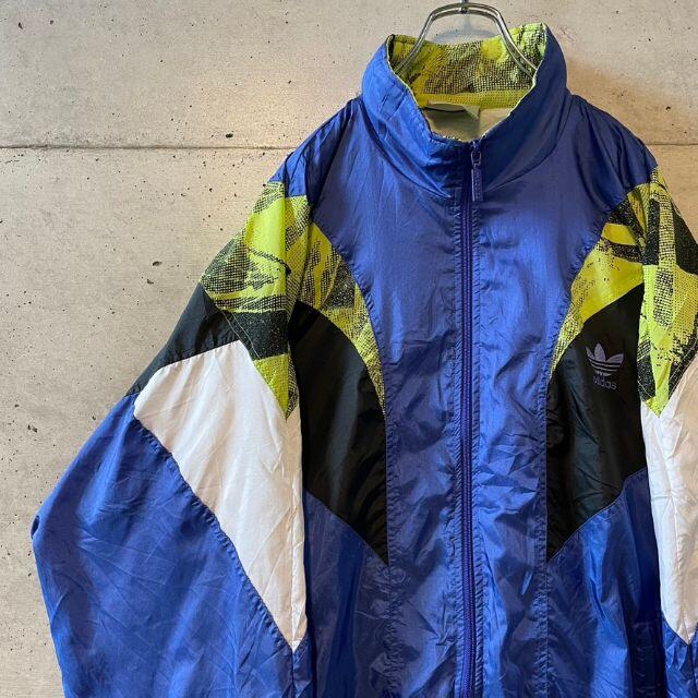 アディダスADIDAS ビンテージ80年代 マルチカラーナイロンジャケット