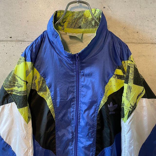 adidas - レア 80年代 アディダス ナイロンジャケット マルチ adidas - レア 80年代 アディダス ナイロンジャケット マルチ