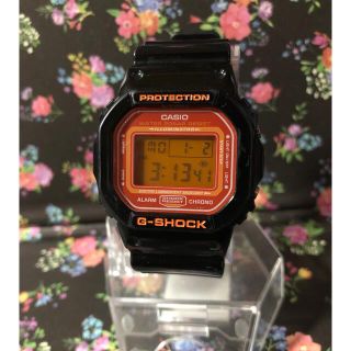 ジーショック(G-SHOCK)のカシオ　Gショック　オレンジ(腕時計(デジタル))