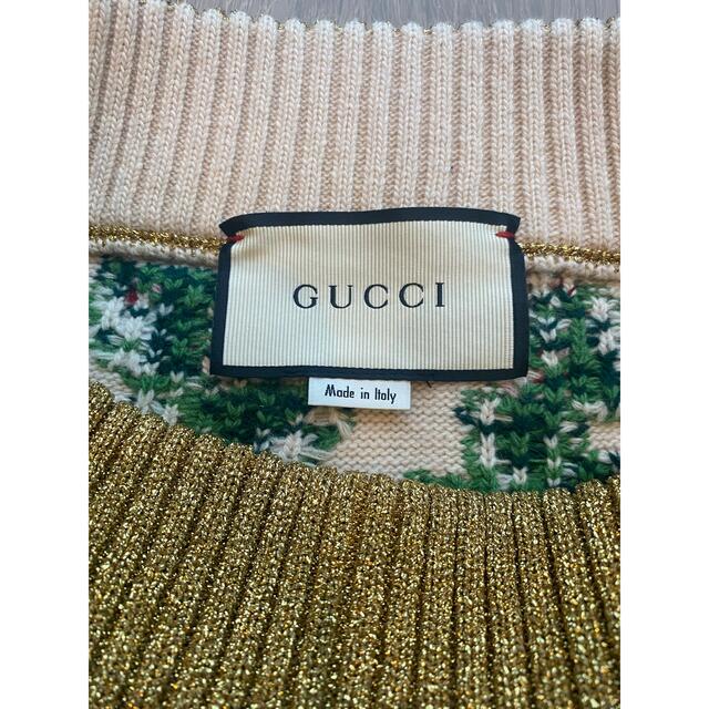 Gucci(グッチ)の早い者勝ち最終お値下げgucci ♡フラワーニットスカート レディースのスカート(ひざ丈スカート)の商品写真