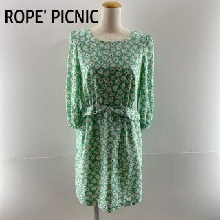 ロペピクニック(Rope' Picnic)のROPE PICNIC ロペピクニック 花柄ワンピース(ひざ丈ワンピース)