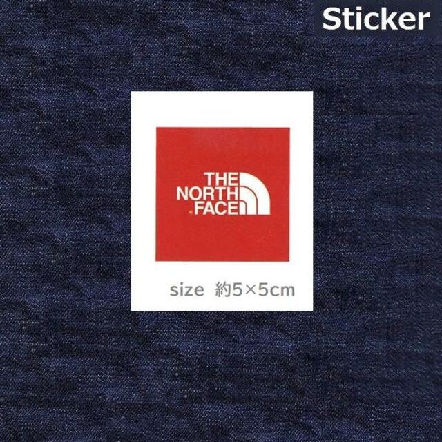 THE NORTH FACE(ザノースフェイス)のTNF Square Logo Sticker Mini NN32015 Red スポーツ/アウトドアのアウトドア(その他)の商品写真