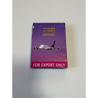 タイ航空 トランプ A380 TG 飛行機 ノベルティ 機内販売 非売品 レア(トランプ/UNO)