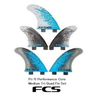 FCS　PC-5 Tri QUAD　FIN　Set(サーフィン)