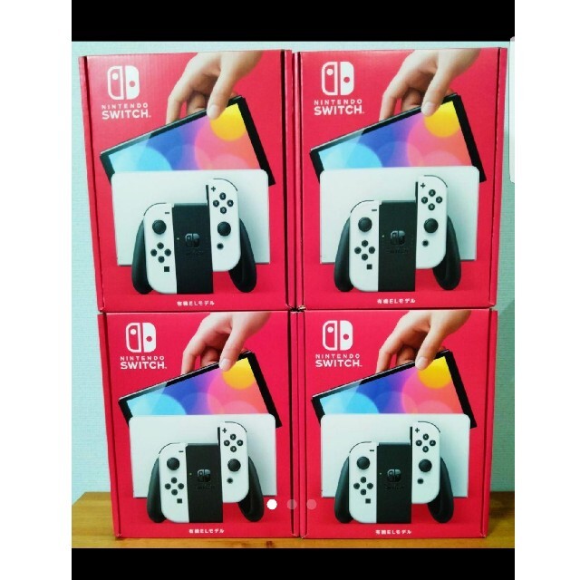 4台セット!!Nintendo switch 有機EL　モデル　ホワイト　即発送