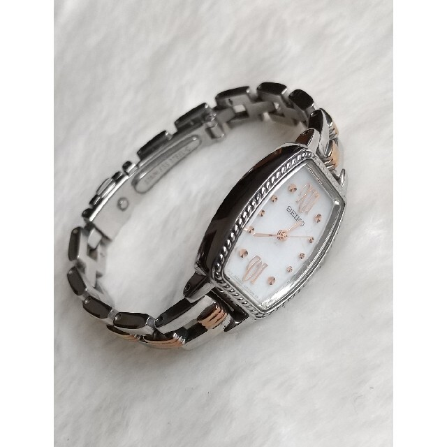 セイコー 美品 ソーラー ブレスレディース-villanueva-lab.com