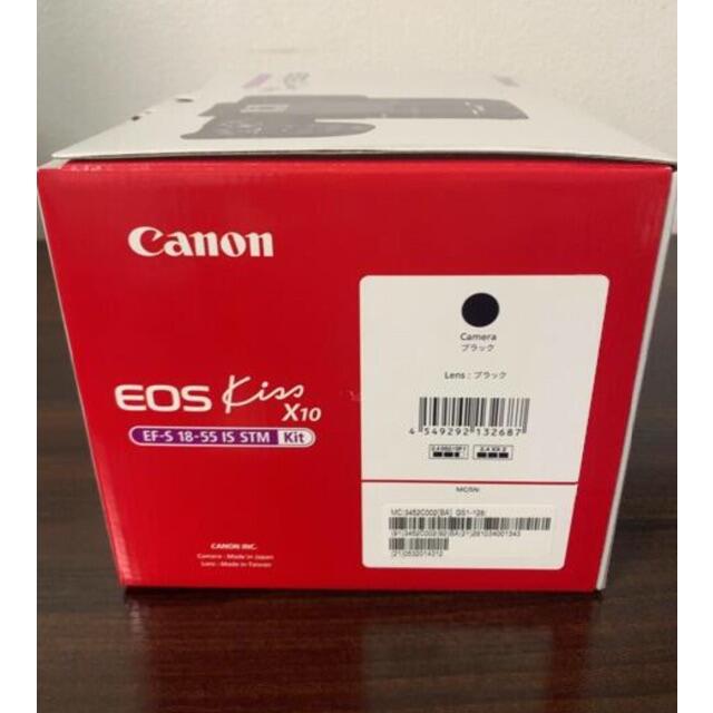 についてで Canon 標準レンズキット ブラックの通販 by 二太郎's shop｜キヤノンならラクマ - EOS Kiss X10 Ⅲコメントに
