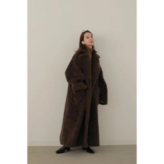 トゥデイフル(TODAYFUL)のlouren volume boa coat ボアコート(ロングコート)