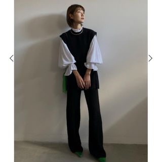 アメリヴィンテージ(Ameri VINTAGE)のVARIOUS PATTERN BORDER KNIT PANTS(カジュアルパンツ)