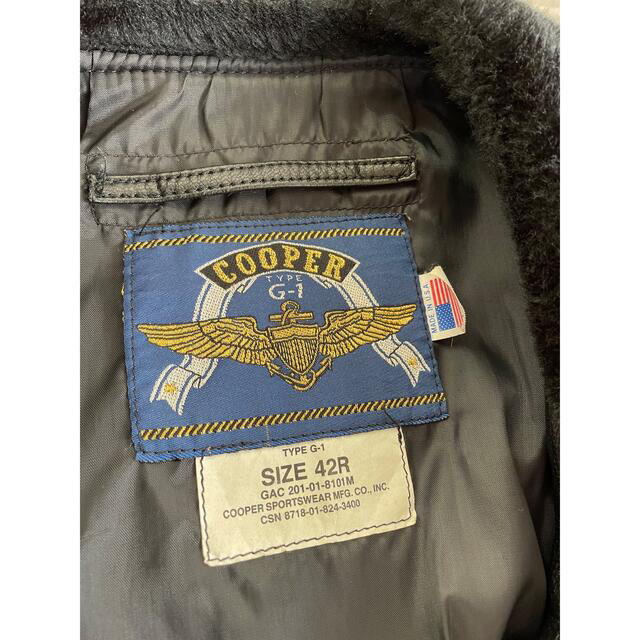 Maison Martin Margiela(マルタンマルジェラ)の米軍実物 cooper G-1 レザージャケット 42R 米国製 メンズのジャケット/アウター(ミリタリージャケット)の商品写真