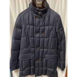 モンクレール(MONCLER)のMoorer MORRIS-L ウールカシミヤ 46 試着のみ極美品(ダウンジャケット)