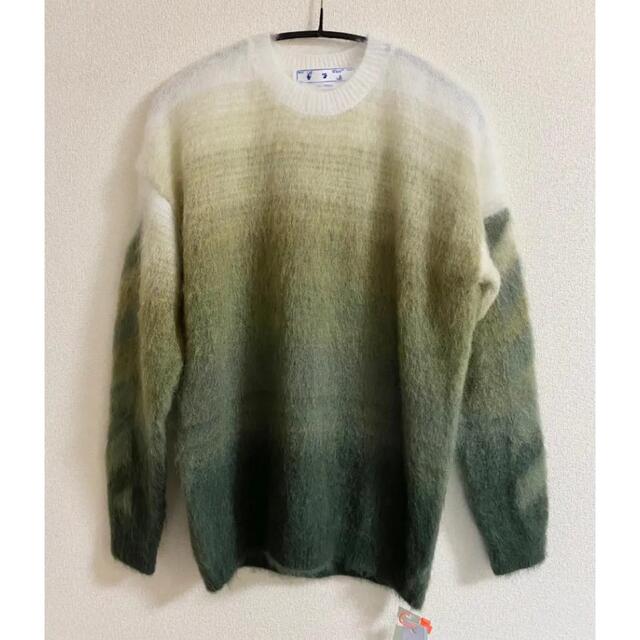 新品】OFF-WHITE オフホワイト モヘア ニットセーター S-