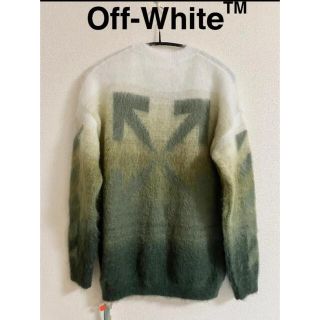 OFF-WHITE - 21AW【新品】OFF-WHITE オフホワイト モヘア ニット