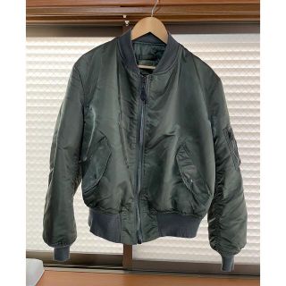 アルファインダストリーズ(ALPHA INDUSTRIES)のアルファ ALPHA MA-1  XL 米国製 IDEALジッパー(フライトジャケット)