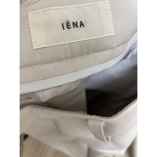 IENA(イエナ)のIENA ウール2wayストレッチパンツ　ホワイト34 レディースのパンツ(クロップドパンツ)の商品写真