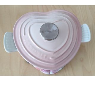 ルクルーゼ(LE CREUSET)のル・クルーゼ　ココット・ダムール　パウダーピンク(鍋/フライパン)