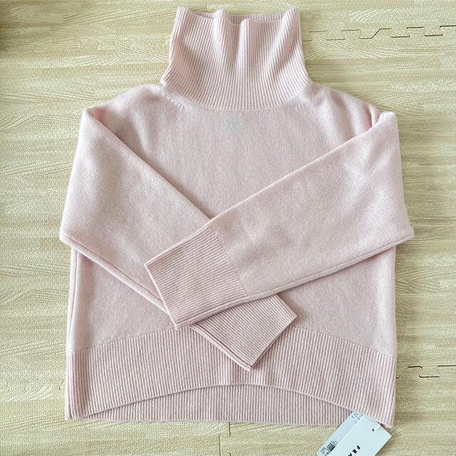 試着のみ新品*fray i.d*カシミヤタートルミドルゲージニット