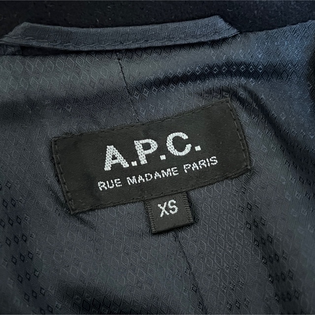 A.P.C(アーペーセー)のAPC アーペーセー ダブル ステンカラーコート チェスターコート メンズライク レディースのジャケット/アウター(チェスターコート)の商品写真