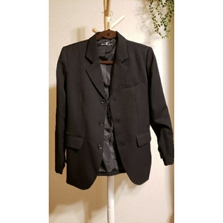 ニッセン(ニッセン)の卒業式　男児スーツ　160　黒ストライプ(ドレス/フォーマル)