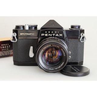 ペンタックス(PENTAX)のPentax SP 黒+S-M-C TAKUMAR 1.4/50 美品・試写済(フィルムカメラ)