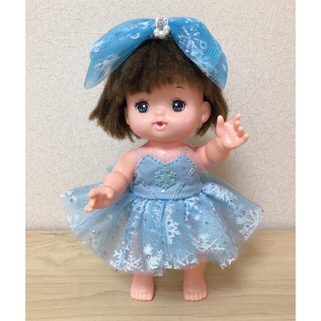 メ-16】水色 メルちゃん レミンちゃん チュチュ レオタード バレエ衣装