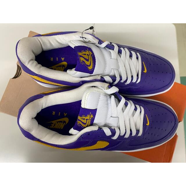 2001 NIKE AIR FORCE 1 LAKERS US8 新品