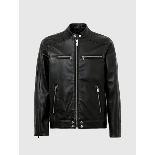 セール純正品 DIESEL レザージャケット シングル シープスキン
