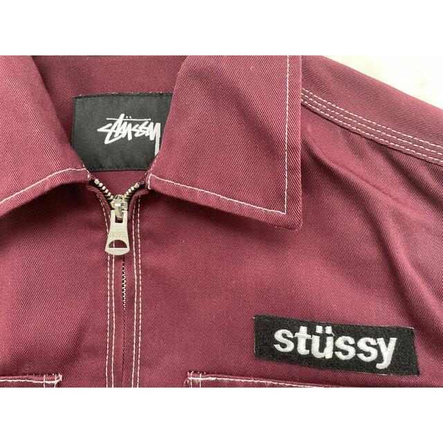 Stussy Women x Dickies Work Jacket ワイン