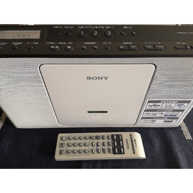 ソニー CDラジオ ZS-E80 ホワイト(1台)