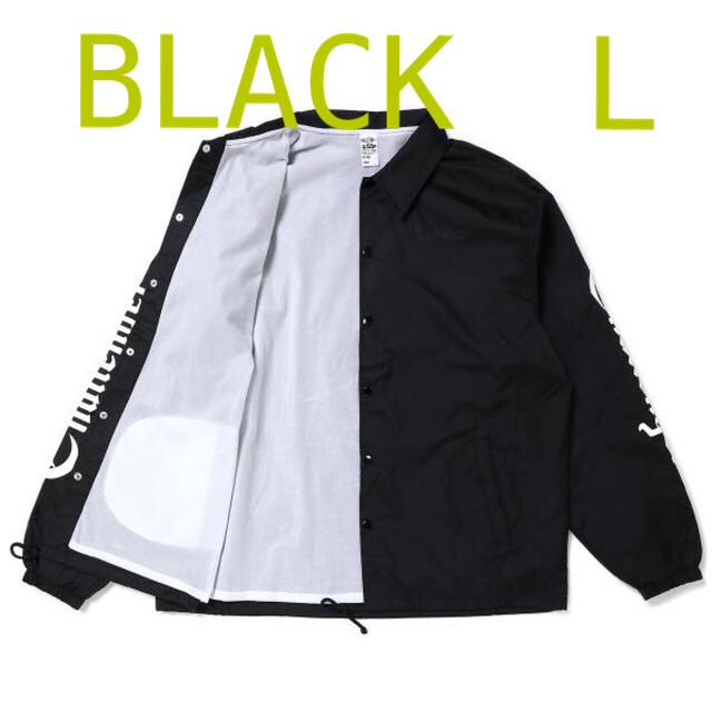 【即完売】challenger  VLACK COACH JACKET L 黒