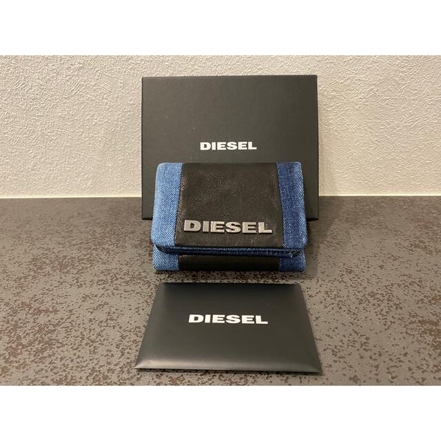 DIESEL(ディーゼル)の☆再入荷☆セール中☆【新品、未使用】ディーゼル コンパクト 折り財布 デニム レディースのファッション小物(財布)の商品写真