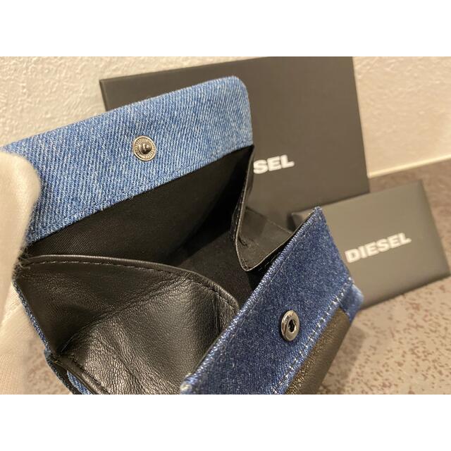 DIESEL(ディーゼル)の☆再入荷☆セール中☆【新品、未使用】ディーゼル コンパクト 折り財布 デニム レディースのファッション小物(財布)の商品写真