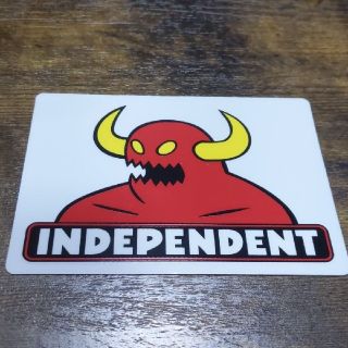 インディペンデント(INDEPENDENT)の(縦7.6cm横10.2cm) INDEPENDENT トイマシーンコラボステッ(スケートボード)