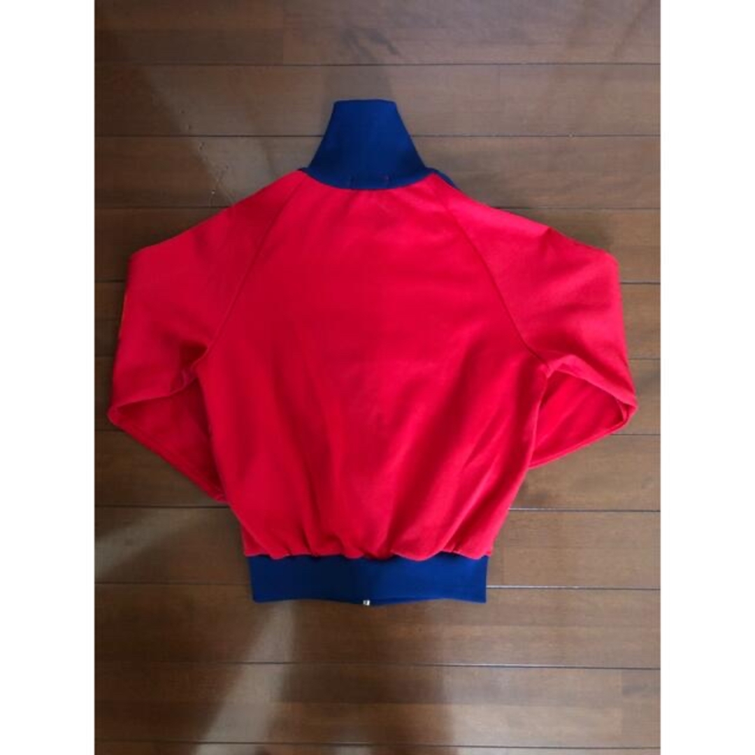 adidas - 古着 アディダス 80s デサント製 vintage ジャージ赤 adidas - 古着 アディダス 80s デサント製 vintage ジャージ赤