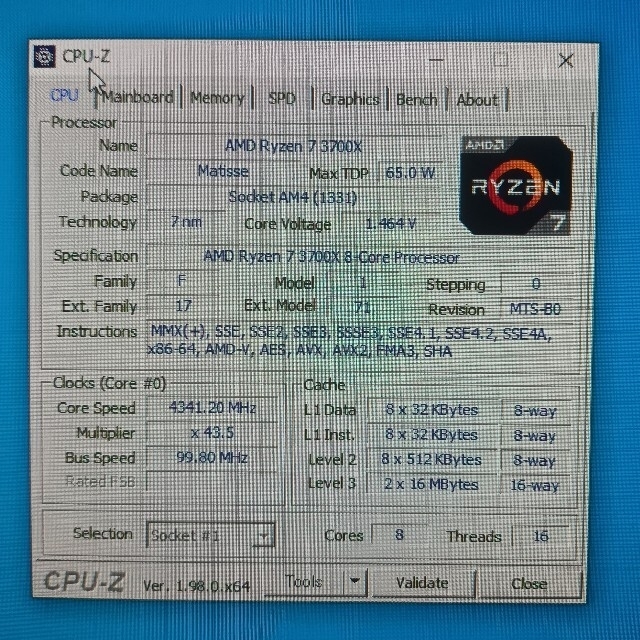 PC/タブレットゲーミングPC　Sycomオーダー品　Ryzen　3700X