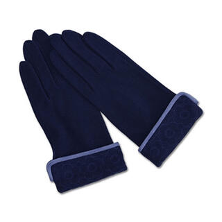 マリークワント(MARY QUANT)のマリークワント　手袋　ネイビー　限定品(手袋)