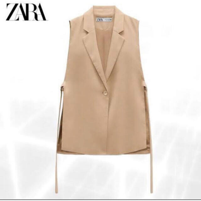 ZARA(ザラ)のzara スリット ジレ レディースのトップス(ベスト/ジレ)の商品写真