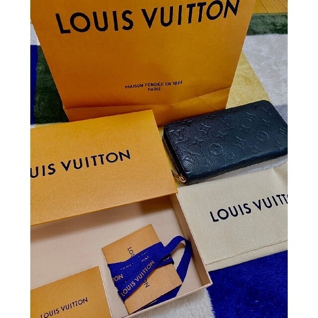 LOUIS VUITTON(ルイヴィトン)のルイヴィトン 長財布 ジッピーウォレット アンプラント ノワール 黒 メンズのファッション小物(長財布)の商品写真