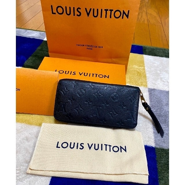 LOUIS VUITTON(ルイヴィトン)のルイヴィトン 長財布 ジッピーウォレット アンプラント ノワール 黒 メンズのファッション小物(長財布)の商品写真