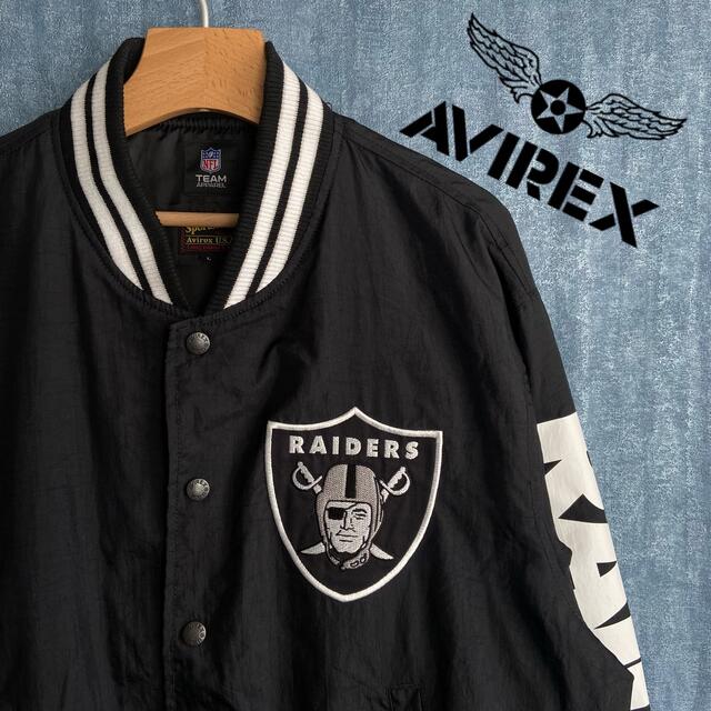 AVIREX - Avirex U.S.A NFL APPAREL RAIDERS スタジャンの通販 by ちる