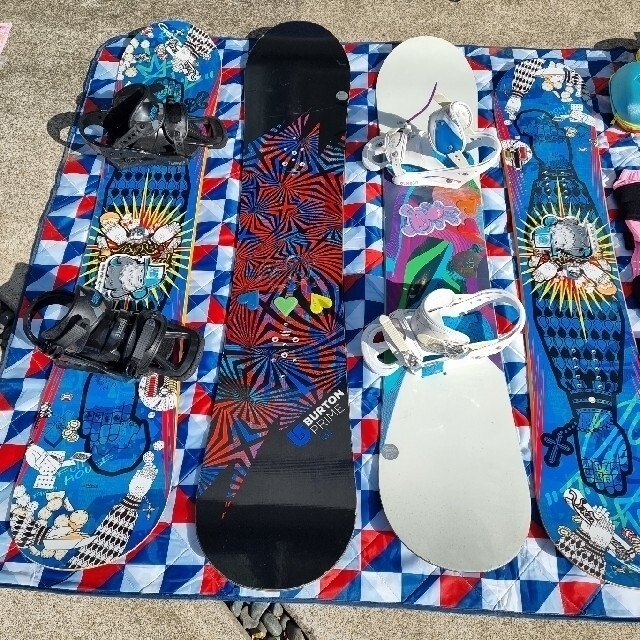 BURTON スノーボード 板 フリースタイル 144cm ビンディング 黒